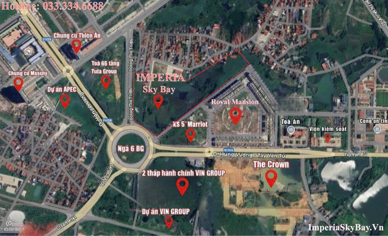 Vị trí Imperia The Regent Bắc Giang